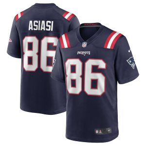 Men’s New England Patriots Devin Asiasi Nike Navy Team Game Jersey