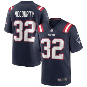 Men’s New England Patriots Devin McCourty Nike Navy Game Jersey
